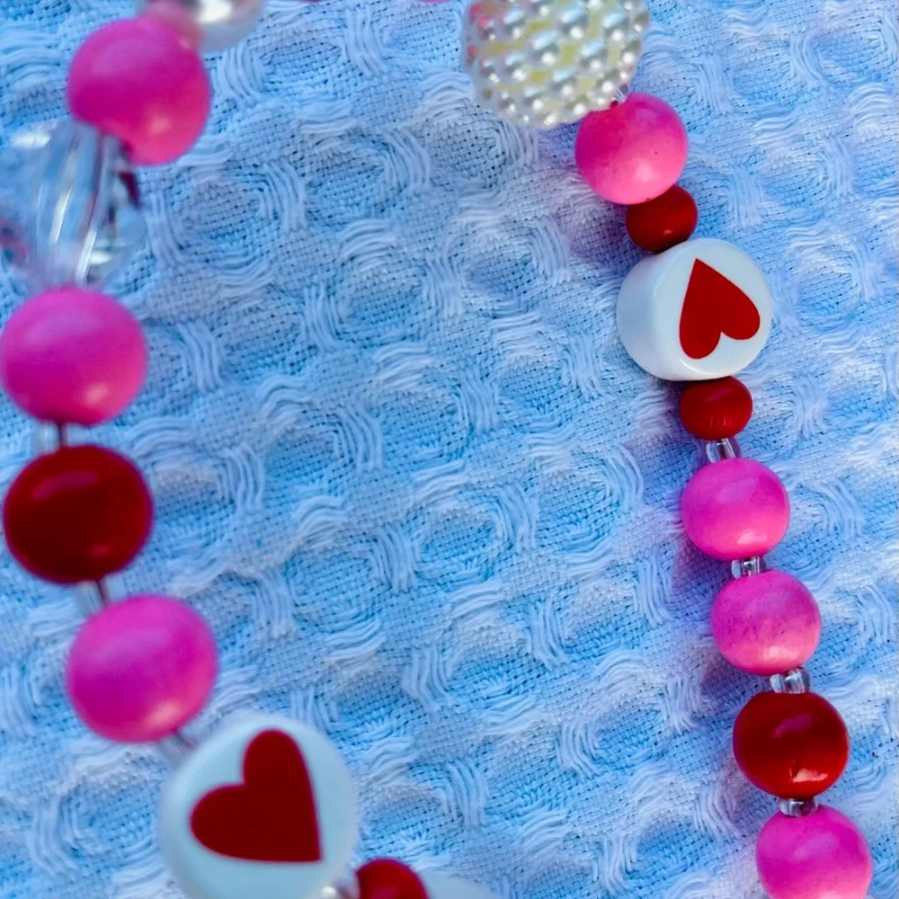 Valentine Beaded Garland
